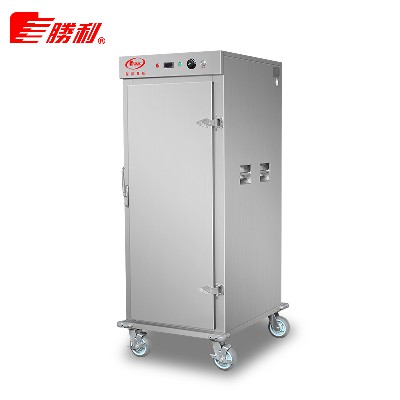 商用不銹鋼11層單門保溫餐柜SLW-11G 酒店食堂保溫車移動(dòng)保溫柜